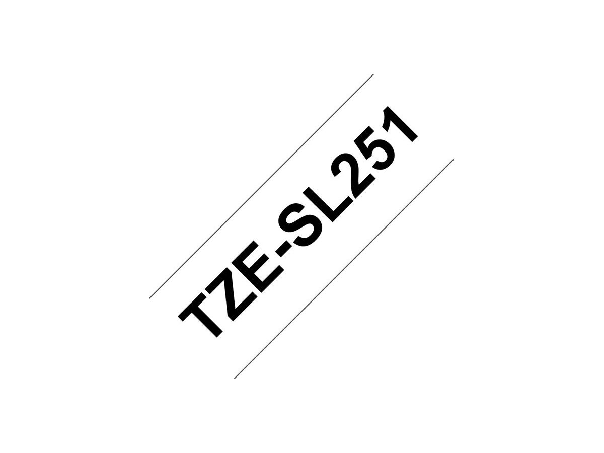 PTOUCH Nastro autolamin. nero/bianco TZE-SL251 PT-D800W/D900W 24mm (4977766806404)