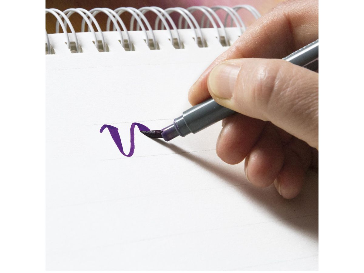 ONLINE Callibrush Pen Double Tip 2mm 19045 ass. 11er Etui (4014421190451)