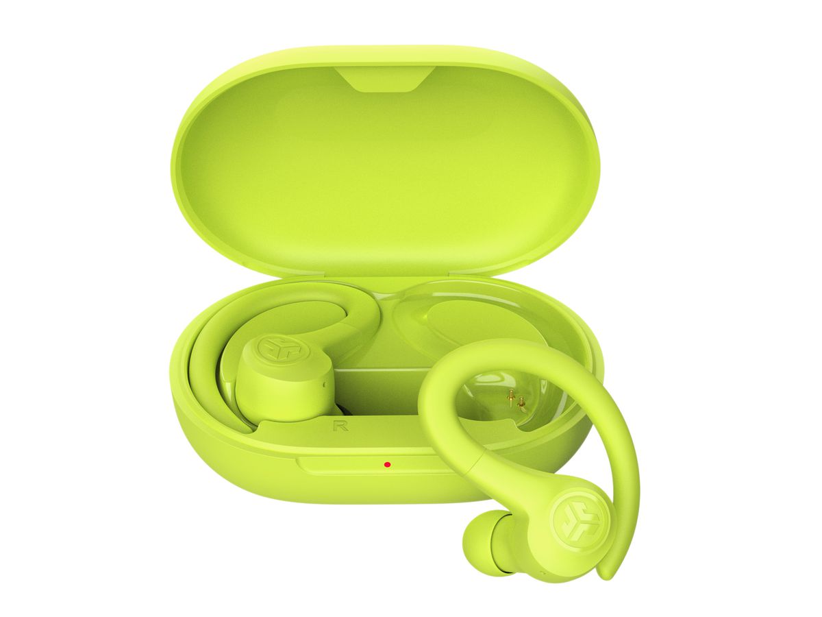 JLAB Go Sport+ Earbuds IEUEBGAIRSPRTRYEL124 True Wireless, Neon Yellow (0812887019736)