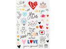 I AM CREATIVE Rub on Sticker A5 4010.6 Amore (7611983250462)