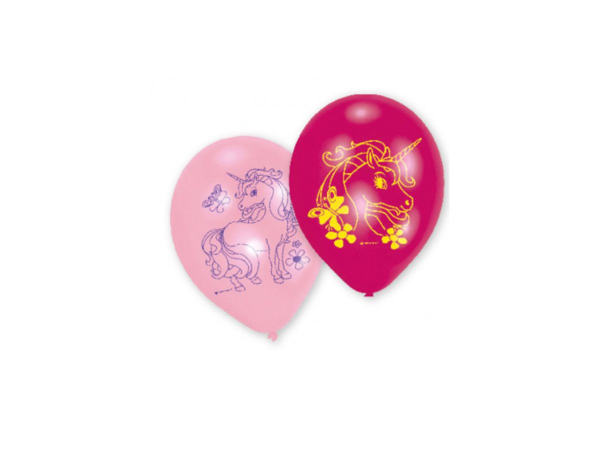 NEUTRAL Ballon Einhorn 22.8cm 9902112 6 Stück (0013051738938)