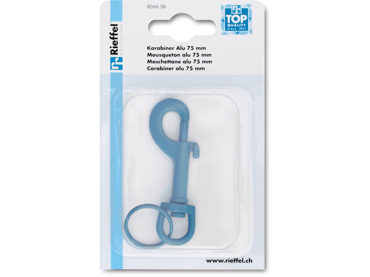 RIEFFEL SWITZERLAND Porte-clé 8066 SB couleurs ass. (7640115312525)