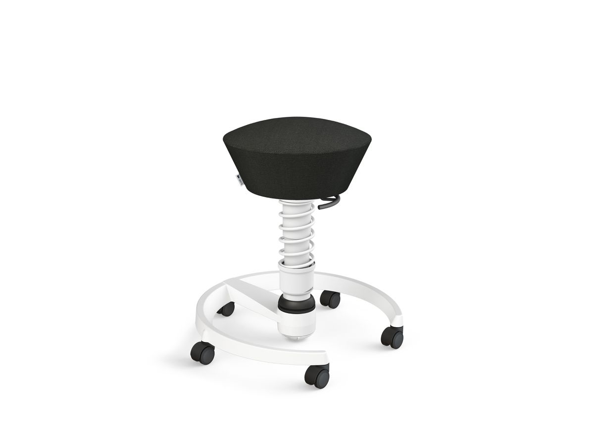 AERIS Tabouret Swopper 102HBSTWHWHC blanc/bleu, à roulettes (4250200430770)