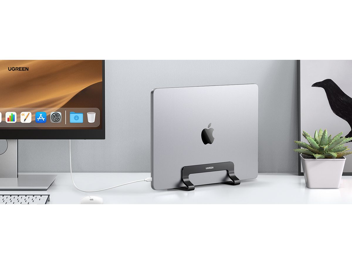 UGREEN Vertical Laptop Stand 25706 Black (6941876227068)