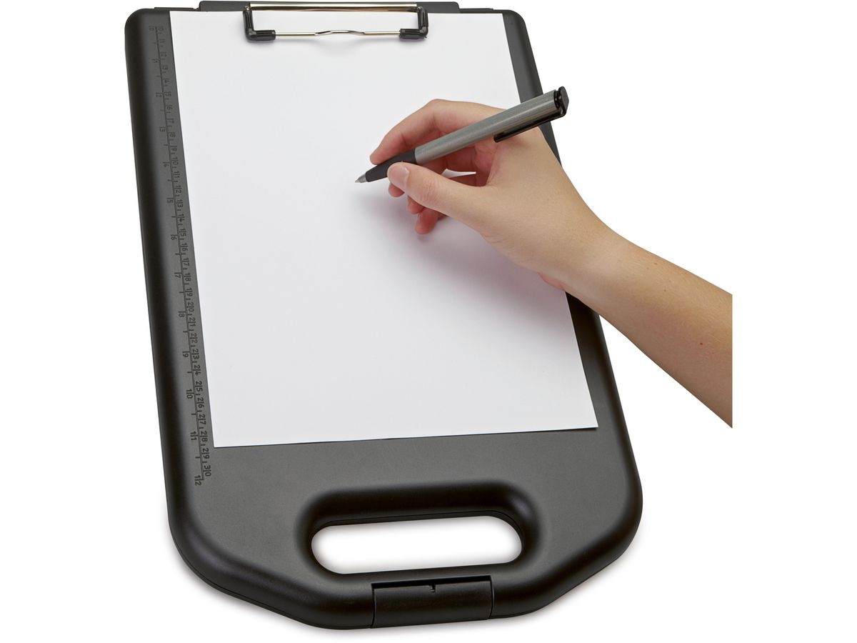 MAUL Schreibplatte A4 Kunststoff 9.75 mit Aufbewahrungsfach, breit (4002390064798)