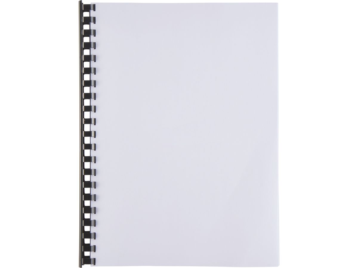 GBC Plastikbindrücken 19mm A4 4028601 schwarz, 21 Ringe 100 Stück (0033816048126)