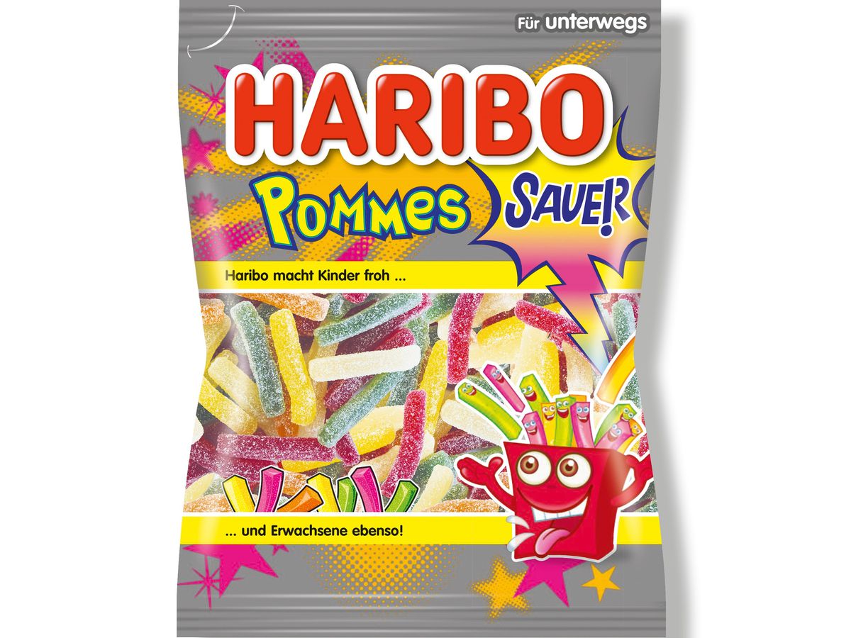 HARIBO Patatine fritte acide 47536 Sacchetto 100g (9002975330060)