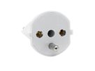 S-ELECTRO Fix-Adapter SchuKo-CH 4.107439 weiss, 3-polig (7610896149153)