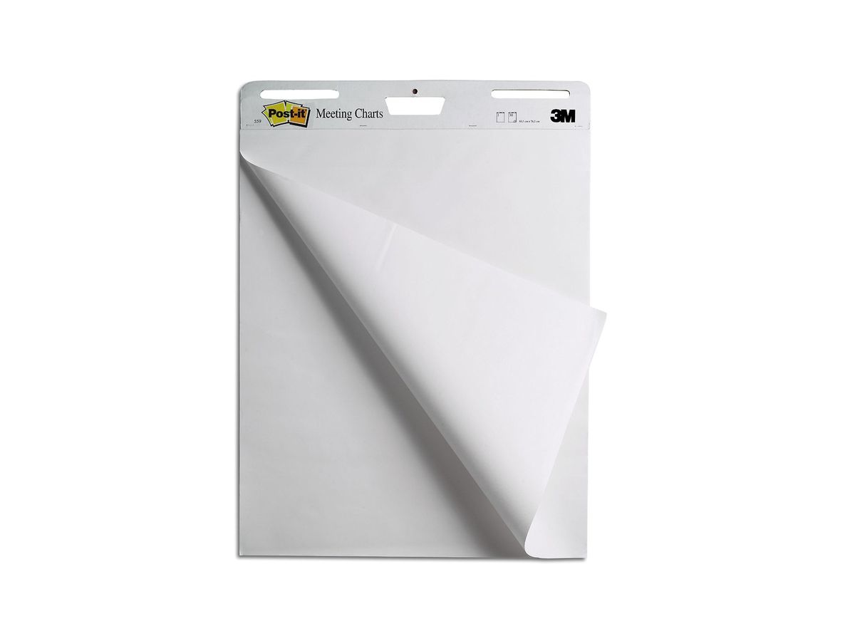 POST-IT Meeting Chart 63.5x76.2cm 559 in bianco 2 pezzi (0021200717321)