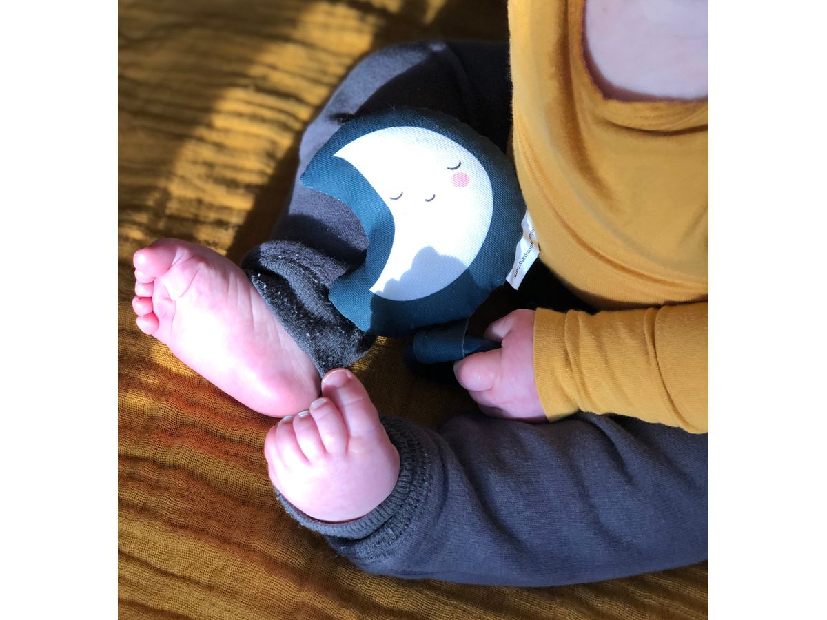 ALLC Hochet 13x17x4cm RAMOBU01 Moon bleu (8719715000077)