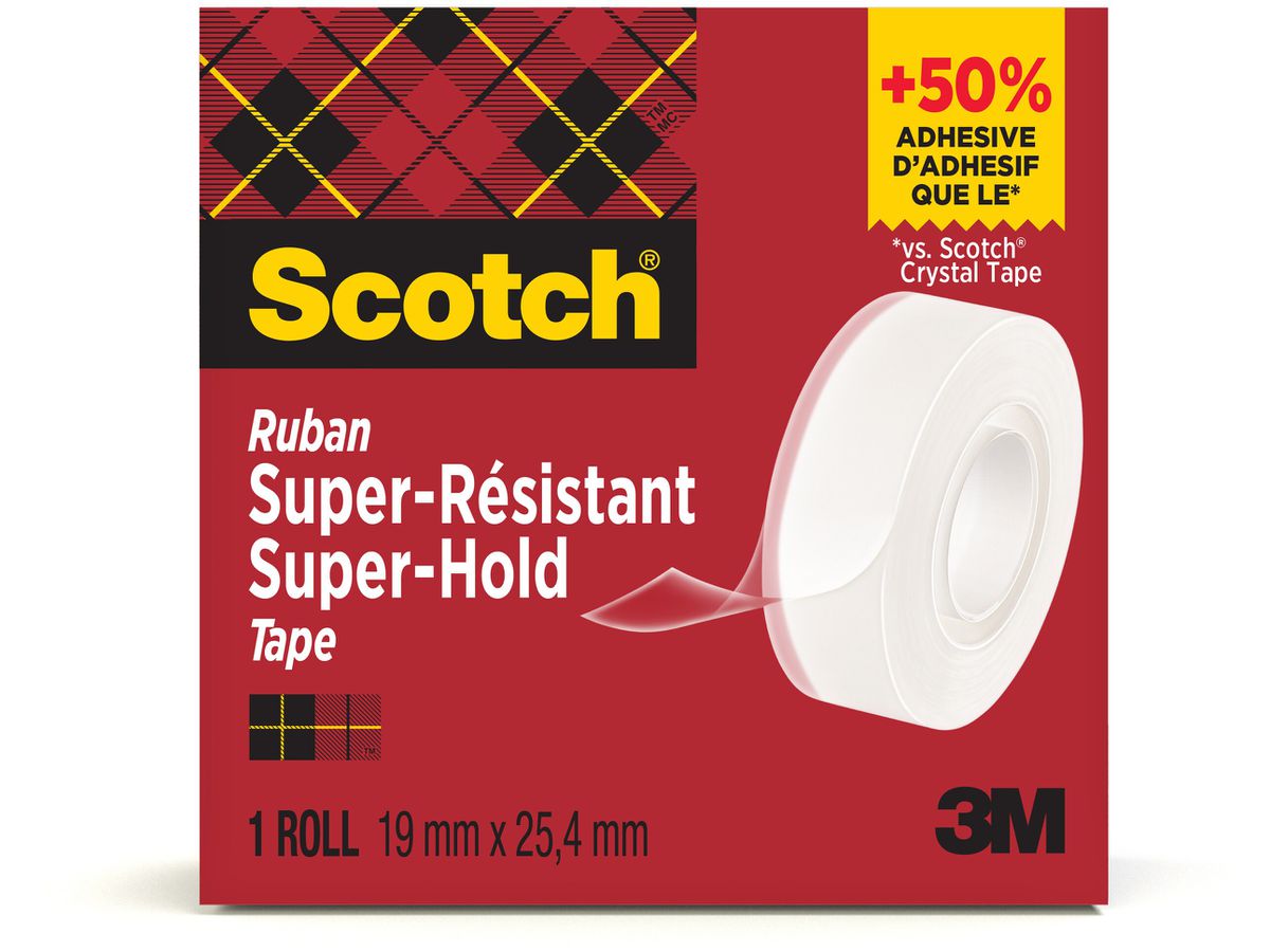 SCOTCH Super-Hold 19mmx25.4m 700N transparent (4054596723702)