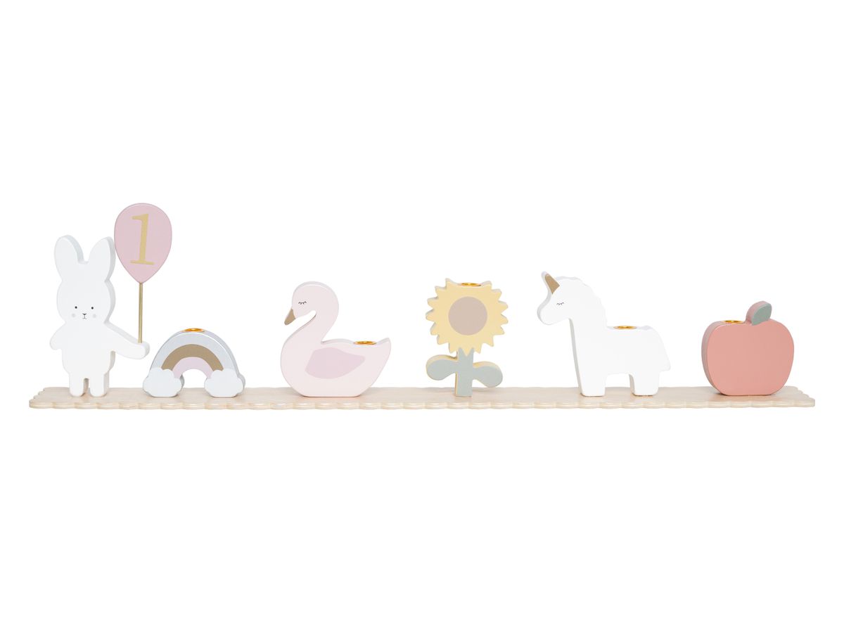 JABADABADO Decorazione di compleanno 63cm T313 rosa 11 pezzi (7332599003135)