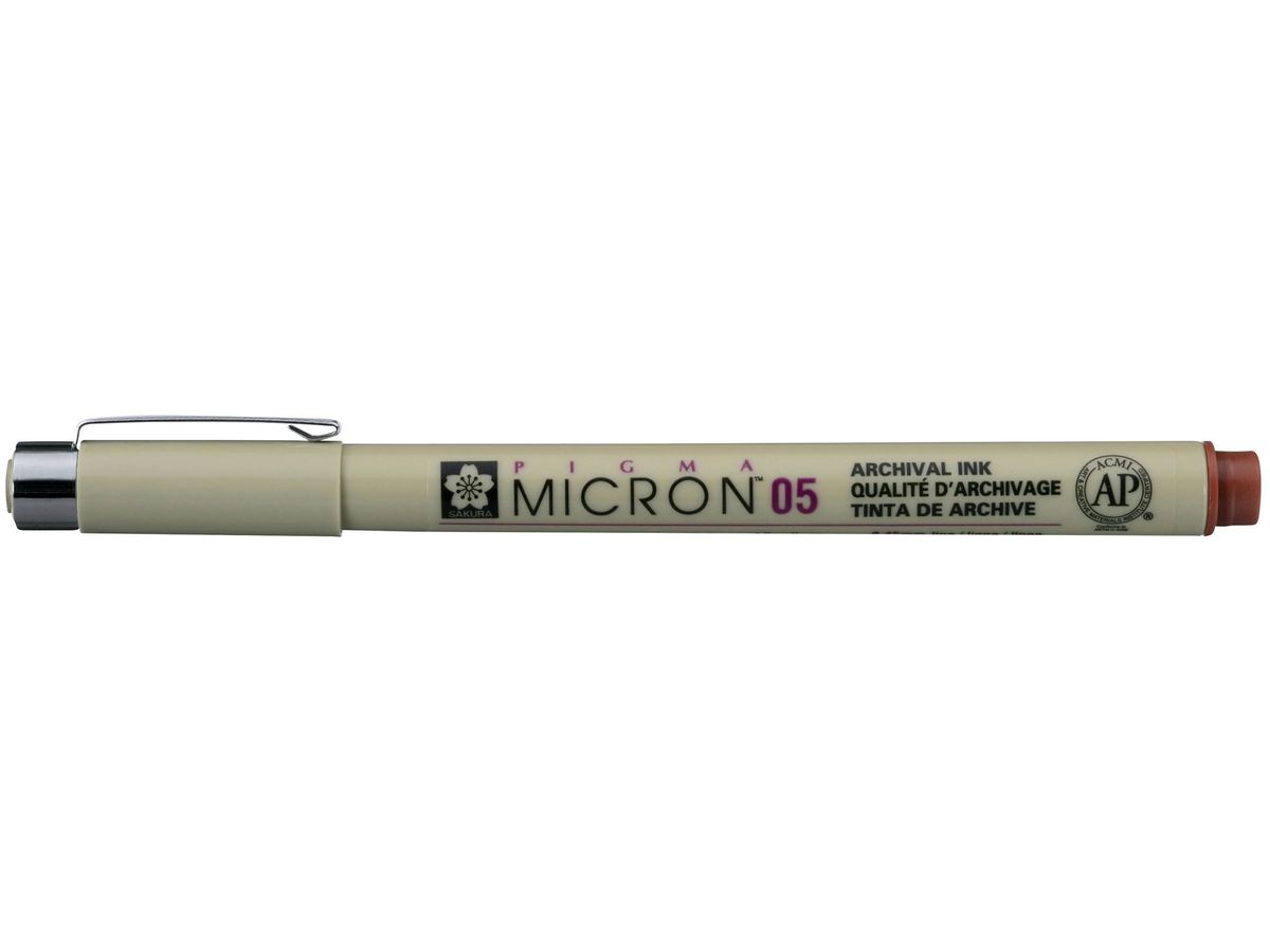 SAKURA Fineliner Pigma Micron 0,45mm XSDK0512 brun (0084511357839)