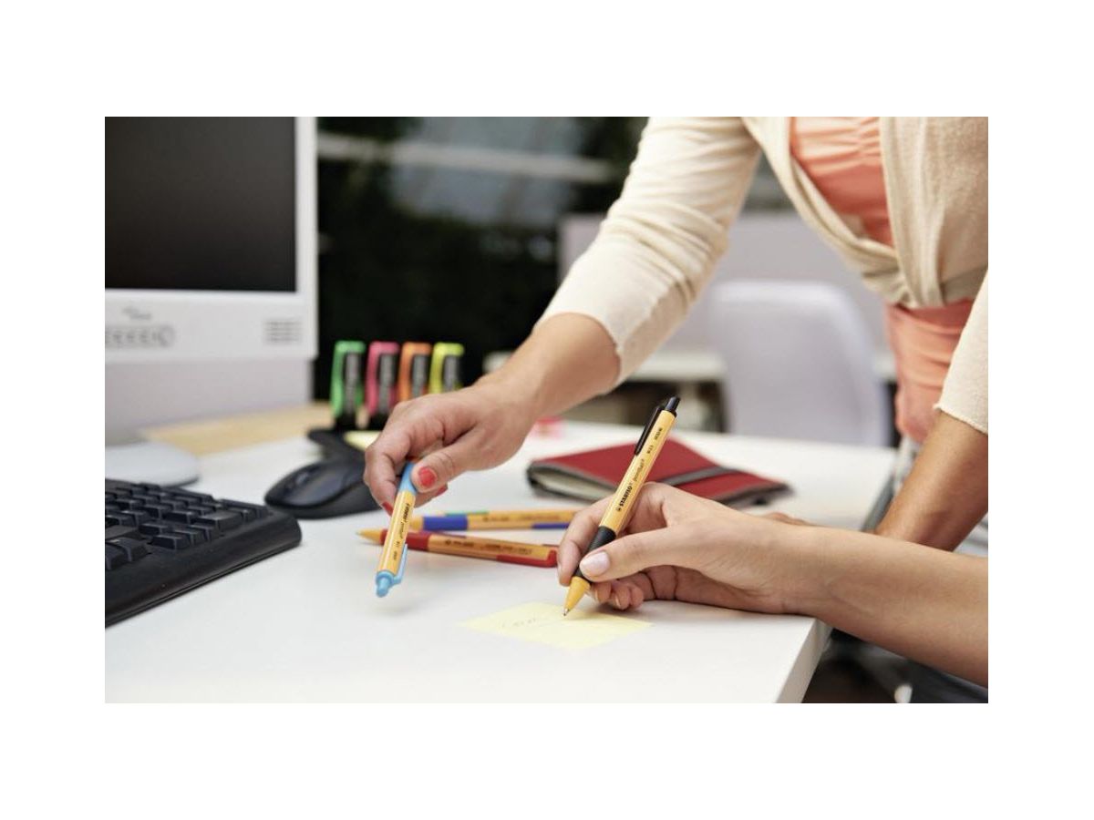 STABILO Penna a sfera pointball 0,5mm 6030/46 nero (4006381436991)