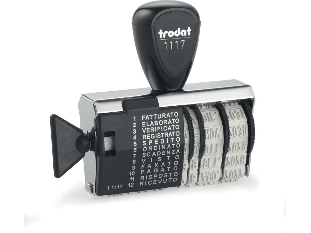 TRODAT Timbro testo I 1117I 12 testi (0092399543497)