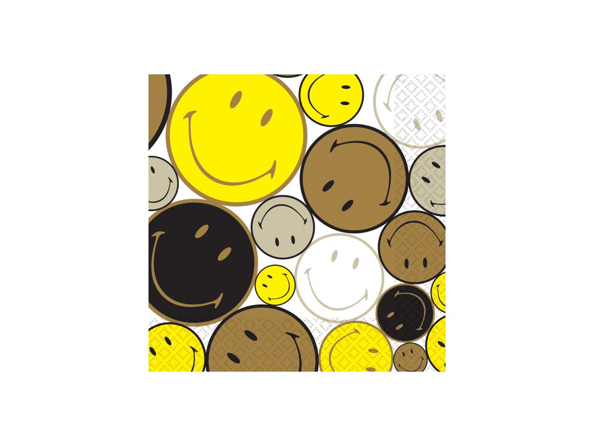 NEUTRAL Serviettes Smiley 9914442 33x33cm (0194099091787)