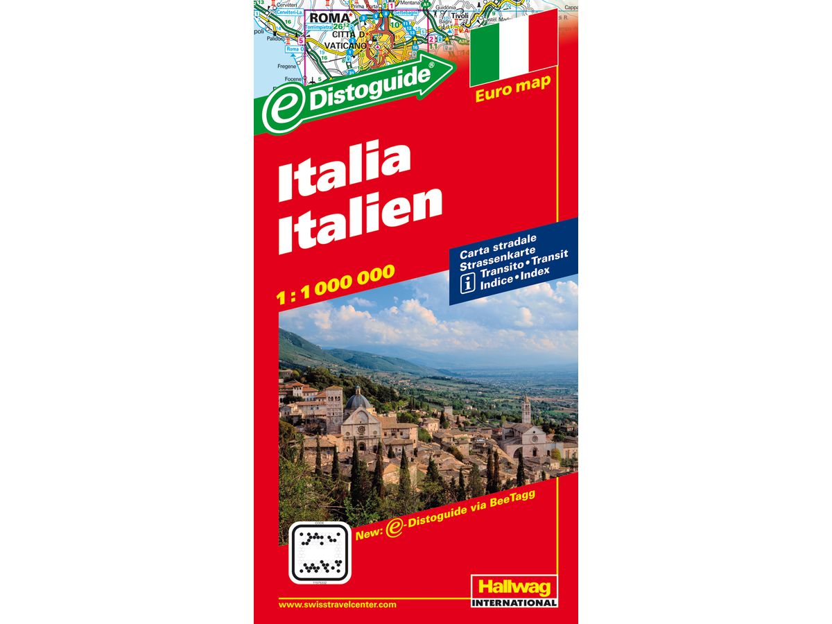 HALLWAG Strassenkarte 382830971 Italien (Dis/BT) 1:1 Mio. (9783828309715)