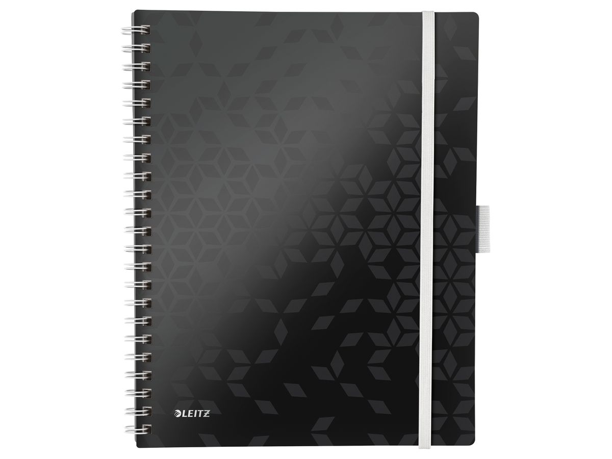 LEITZ Libre spirale WOW A4 4644-00-95 noir (4002432121458)