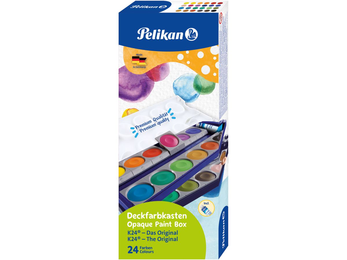 PELIKAN Couleur opaquen 735K/24 24 couleurs Blanc opaque (4012700720863)