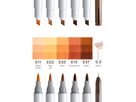 COPIC Marker Ciao Portrait Set 22075584 Amber Glow 6 pièces (4013695269597)