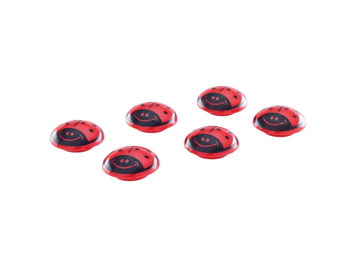 MAGNETOPLAN Magnete Marienkäfer 16674 30mm 6 Stk. (4013695046945)