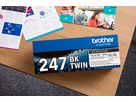 BROTHER Toner HY Twin Pack schwarz TN-247BKTWIN HL-L3210CW 2x3000 Seiten (4977766812726)