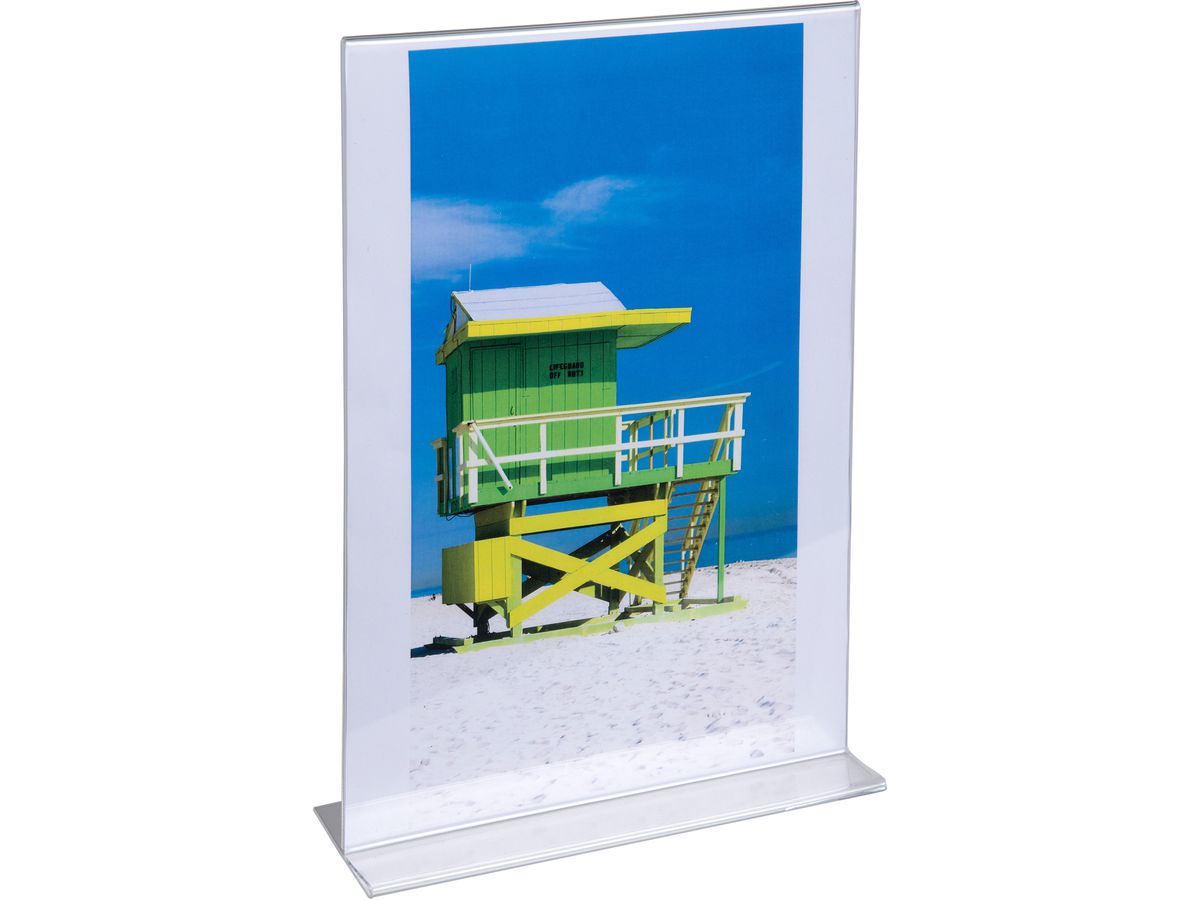 EXACOMPTA Supporto da tavolo A4 84158D trasparente, forma T alto (9002493109285)