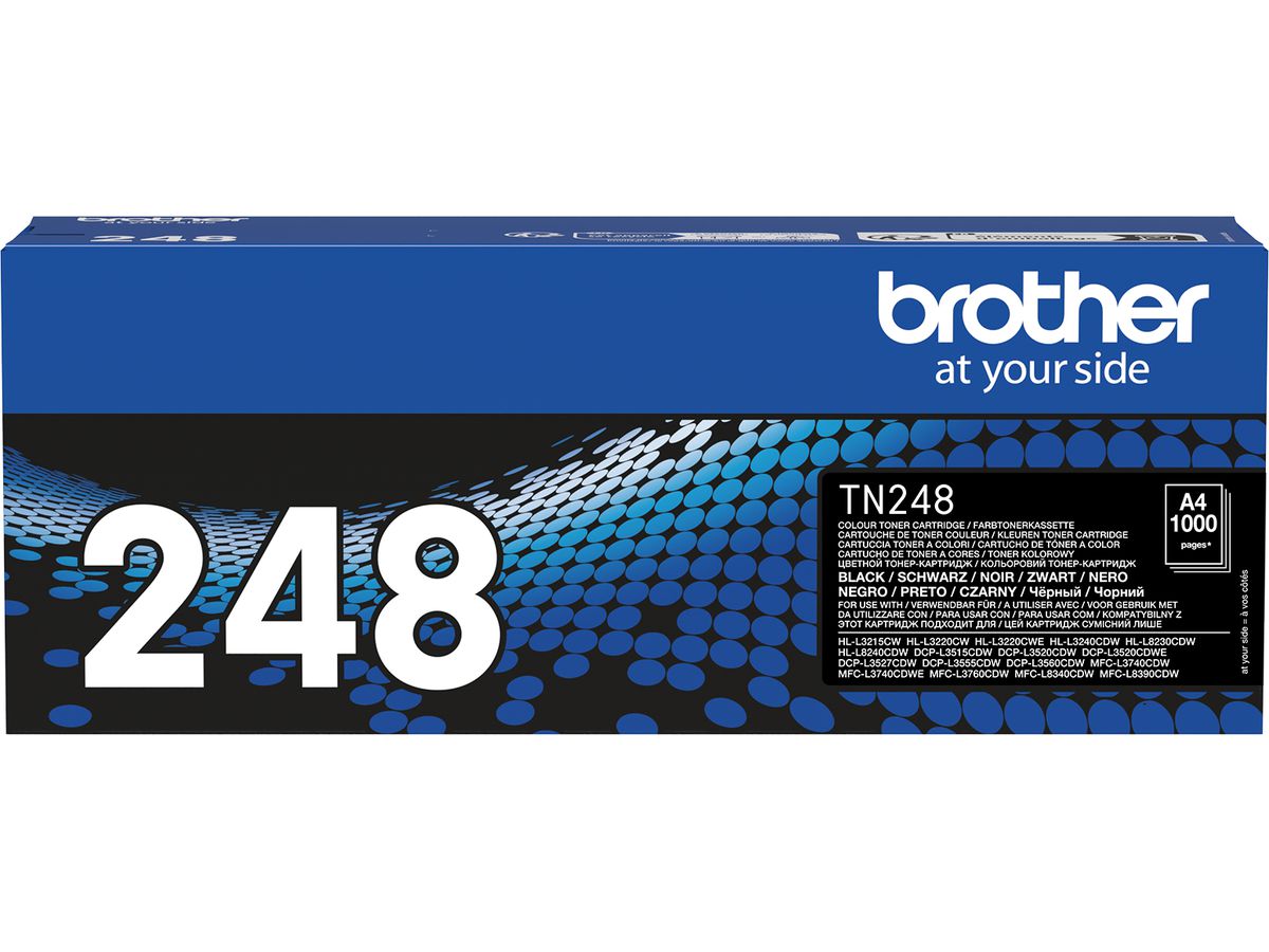 BROTHER Toner schwarz TN-248BK HL-L8240CDW 1000 Seiten (4977766814034)
