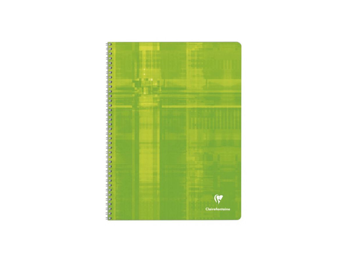 CLAIREFONTAINE Carnet spirale ass. A4 8342 5mm, quadrillé 50 feuilles (3329680834208)