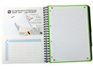 OXFORD European Book, Whiteboard A4+ 400132983 kariert, braun 120 Blatt (8412771031879)