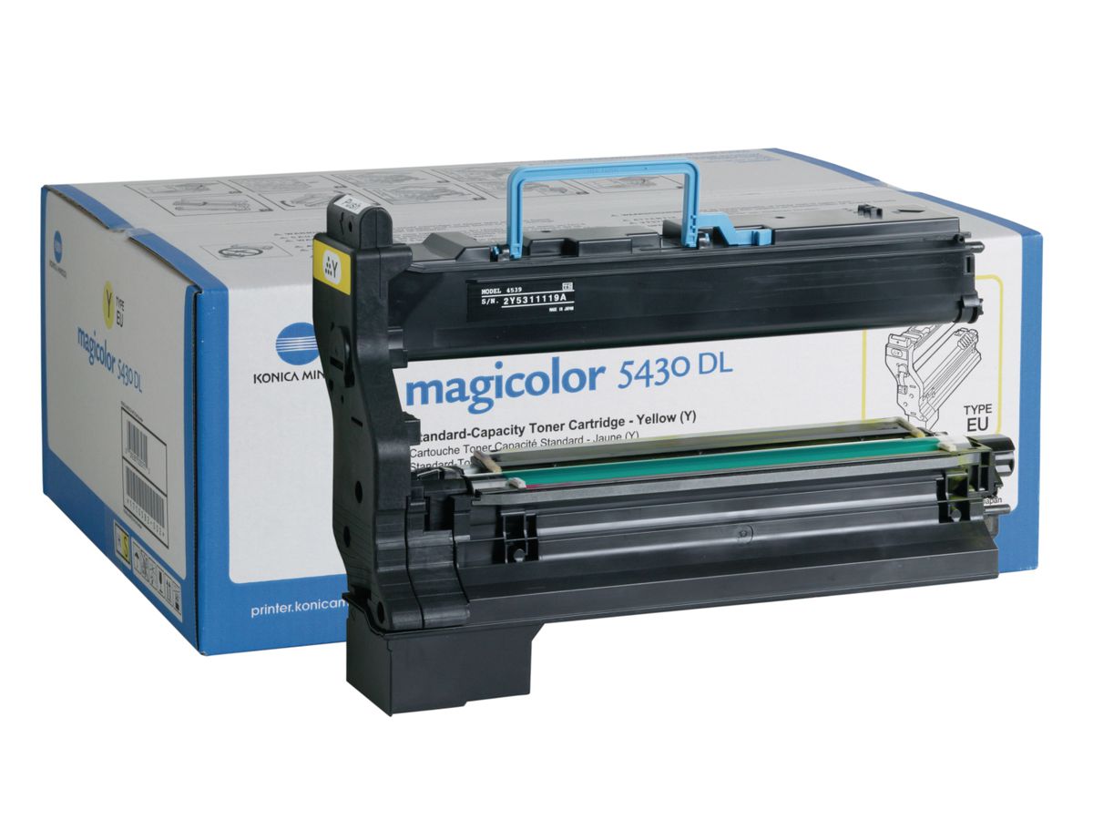 KONICA MINOLTA Toner yellow 4539132 Magicolor 5430 6000 pagine (0039281035715)