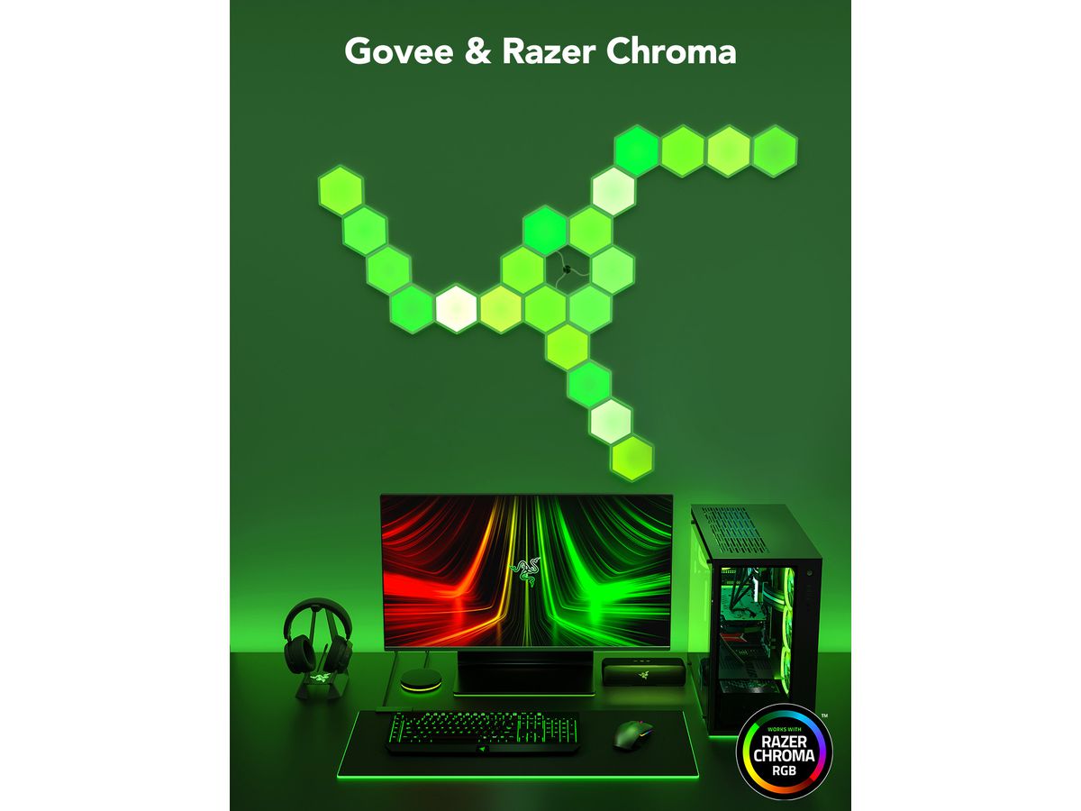 GOVEE Glide Hexa Light Panels H1061002 Erweiterungs Pack 2 Stück (6974316994466)