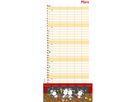 HEYE Familienplaner Sheepworld 2026 22343+26 1M/1S DE 5 Spalten 21x45cm (9783756410934)