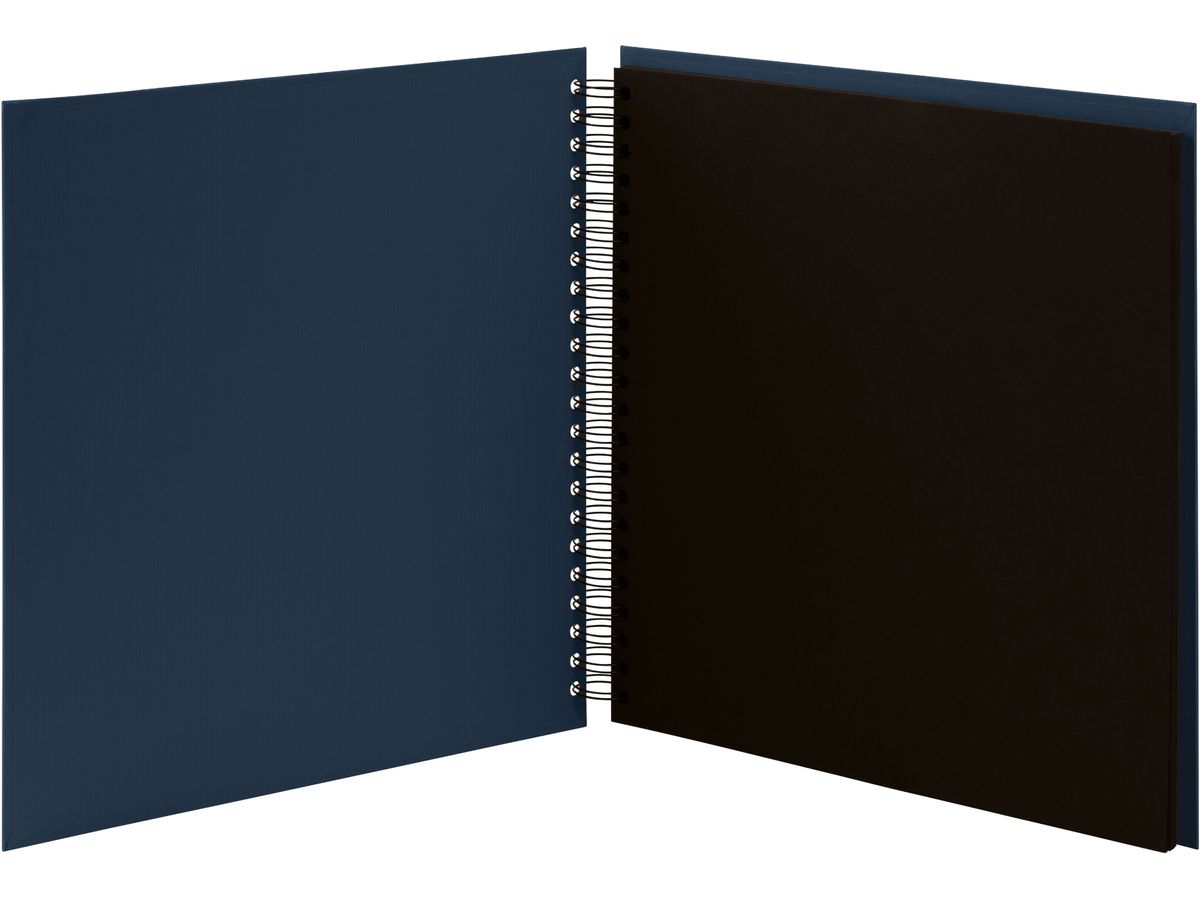 RÖSSLER Fotoalbum 29x29cm 1329452907 navy/schwarz (4014969627259)
