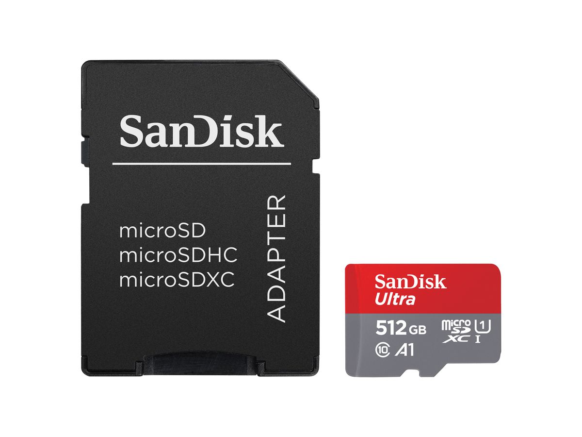 SANDISK Ultra micro SDXC 512GB SDSQUAC-512G-GN6MA (0619659200572)