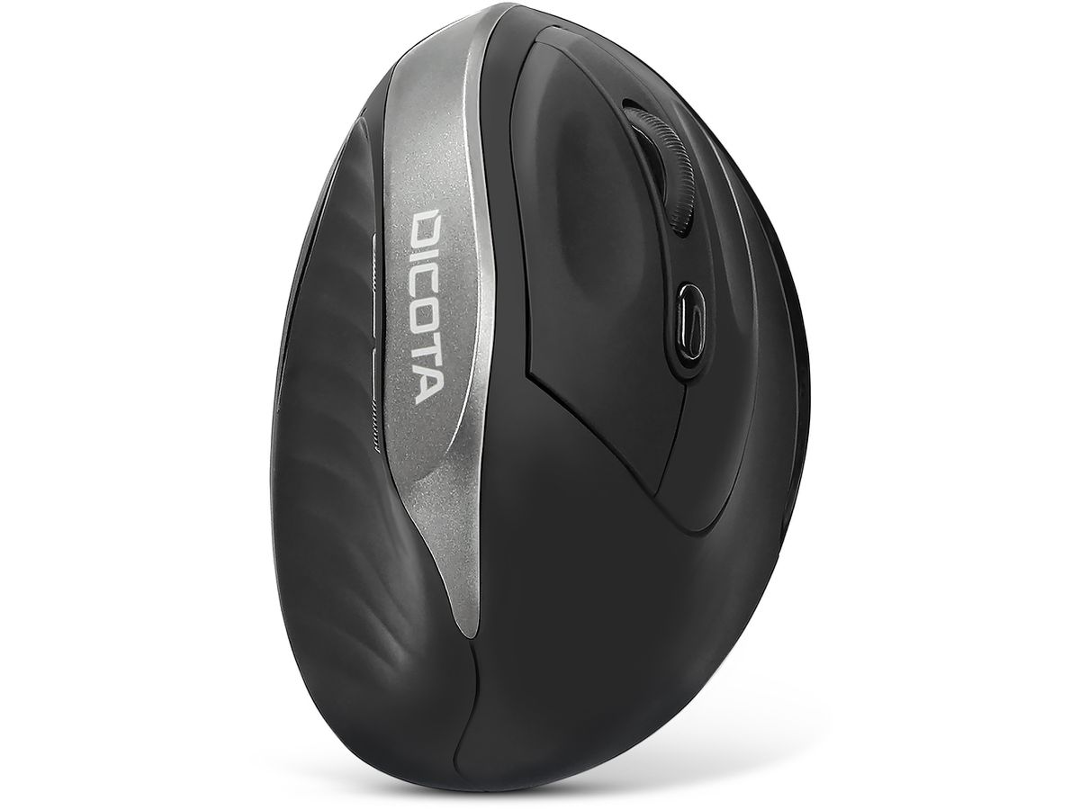 DICOTA Wless Ergonomic Mouse RELAX D31981 Black (7640186417464)