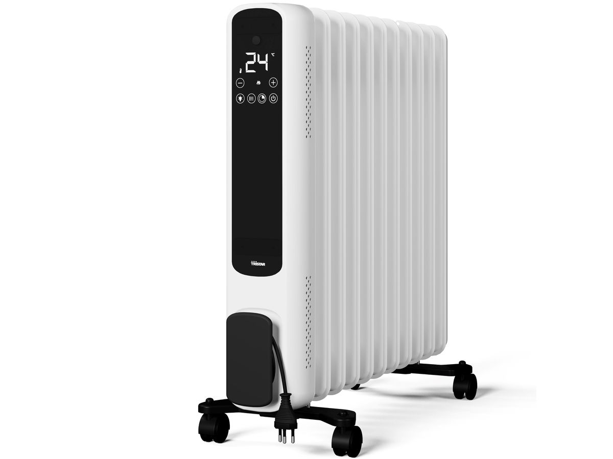 TRISTAR Elektro-Ölradiator 11 Rippen KA-5139 weiss, 2000W (8711658521886)