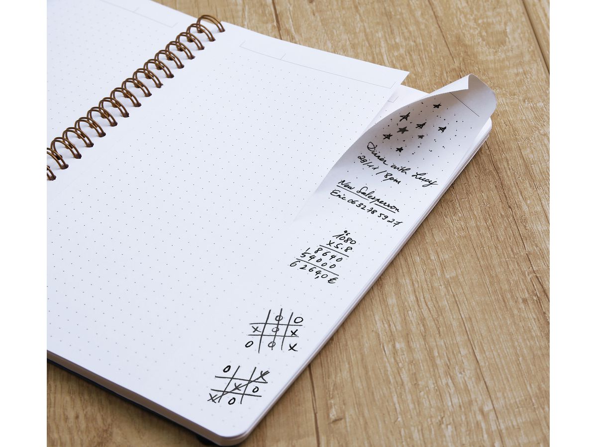 CLAIREFONTAINE AGE BAG MY.NOTES A4 783432C Carnet spirales dot rouge 60 f (3329687834324)