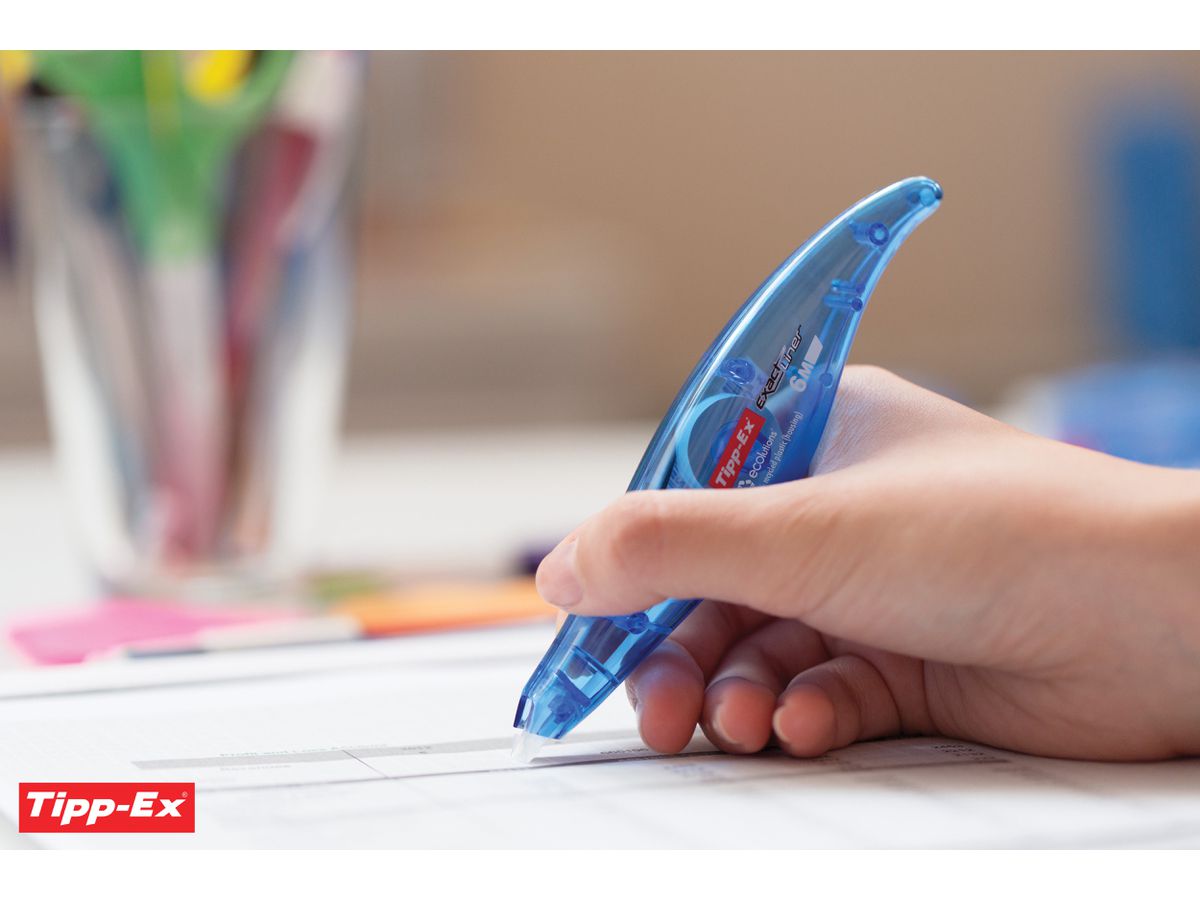 TIPP-EX Korrekturroller Exactliner 868.0772 ECOlution, Blister 5mmx6m (3086126101361)