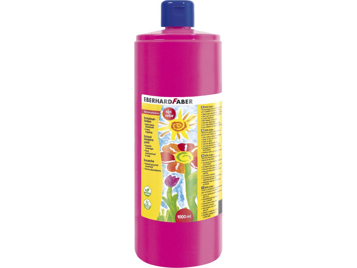 EBERHARD FABER Deckfarbe 1000ml 575019 karmin rosa (4087205750196)