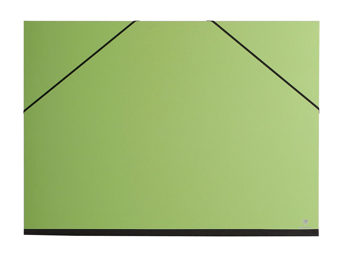 CLAIREFONTAINE Cartella per disegni 52x72cm 144404C verde (3329681444048)