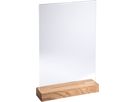 EXACOMPTA Présentoir de table A4 84258D transparent, bois haut (9002493109384)