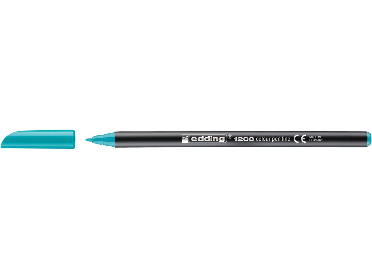 EDDING Stilos fibre 1200 1 mm 1200-014 turquoise (4004764033935)