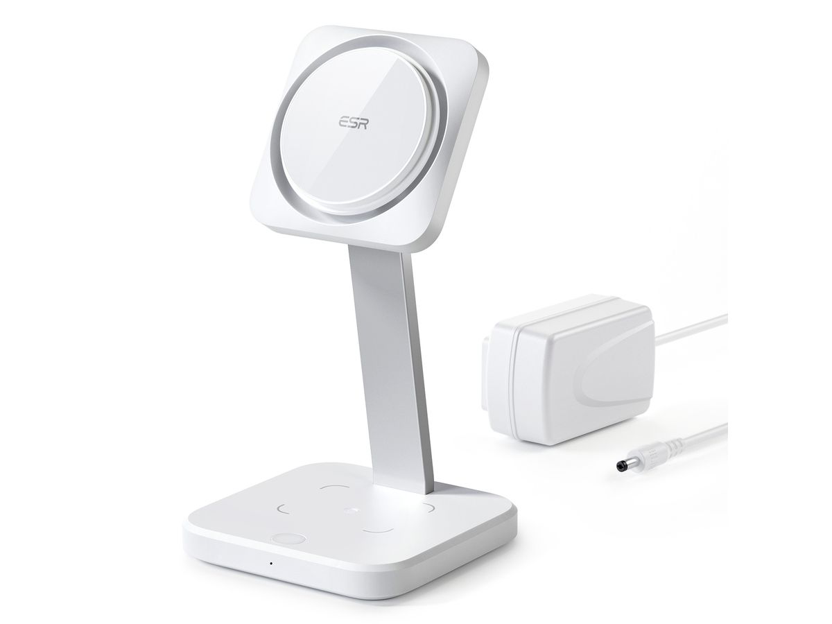 ESR HaloLock 3-in-1 Charger 2C5510201 Wireless,CryoBoost, White (4894240132647)