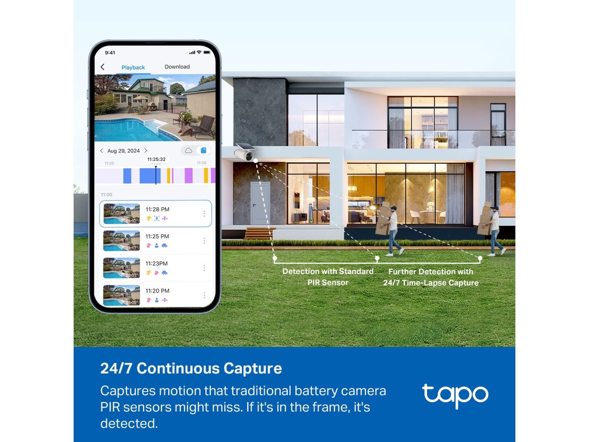 TP-LINK Enhanced AI Solar-Security Cam Tapo C465 4K (8885020629880)