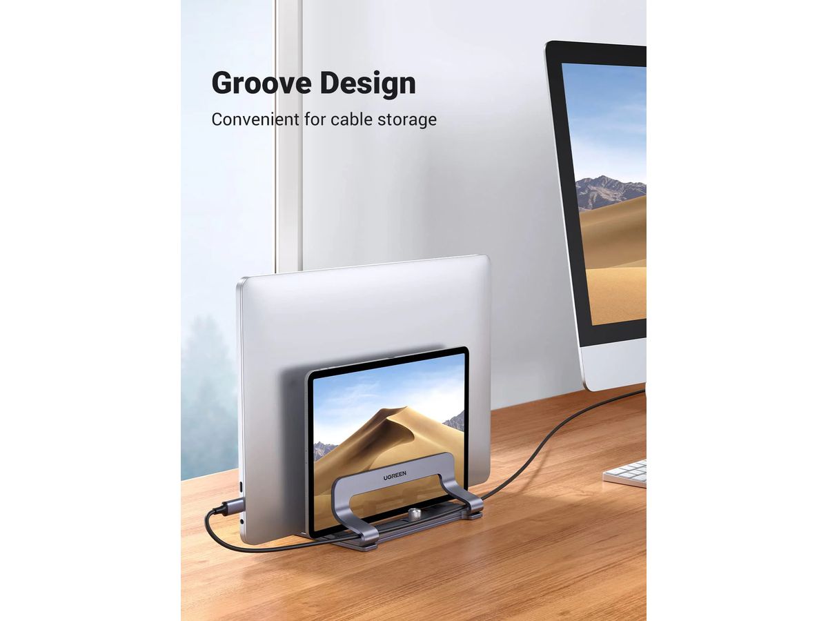 UGREEN Vertical Laptop Stand 60643 BB Dual-slot BB (6957303866434)