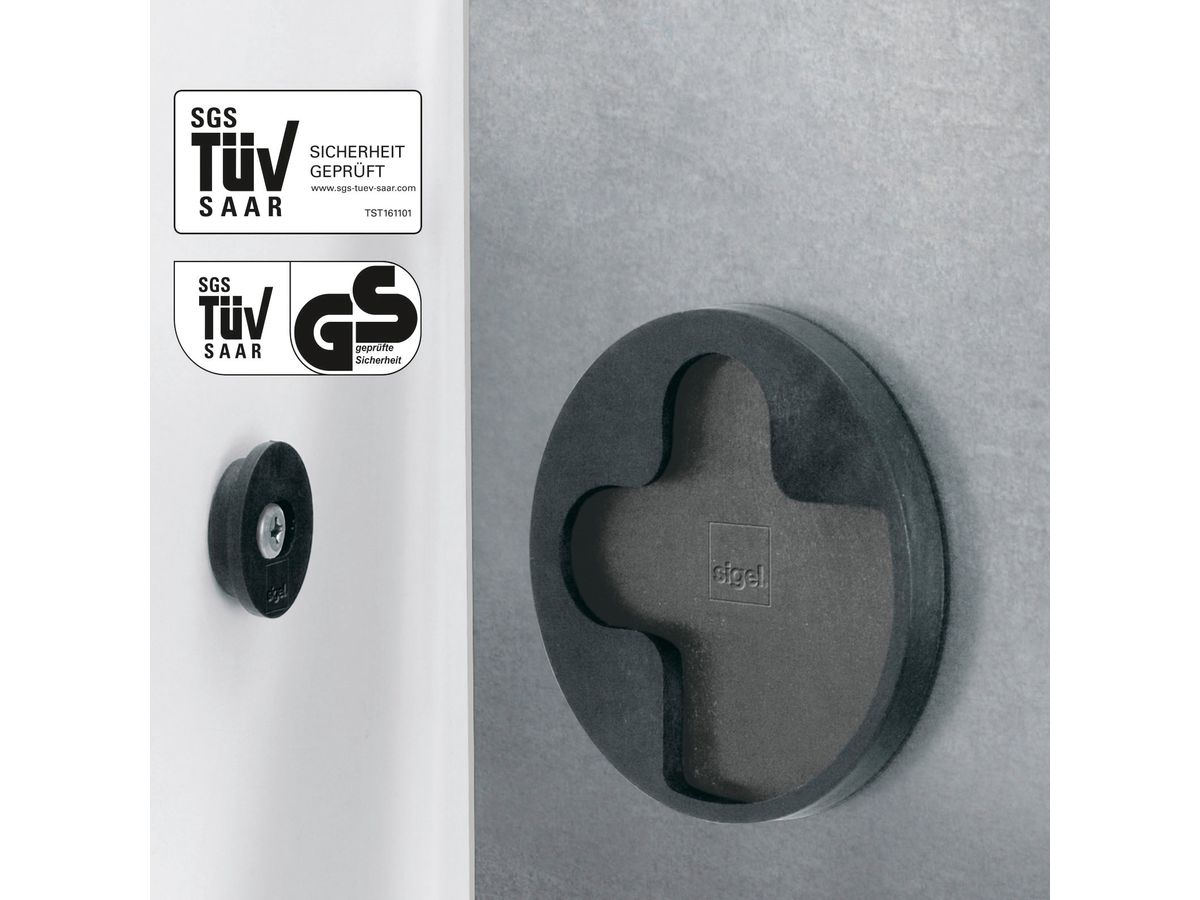 SIGEL Glas-Magnetboard GL270 Weltkarte 910x460x15mm (4004360836060)