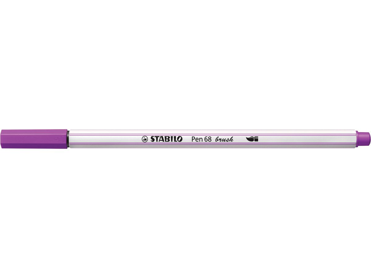STABILO Fasermaler Pen 68 Brush 568/58 lila (4006381545679)