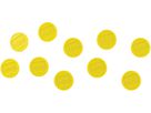 NOBO Magnet rund 24mm 1915295 gelb 10 Stück (5028252611176)