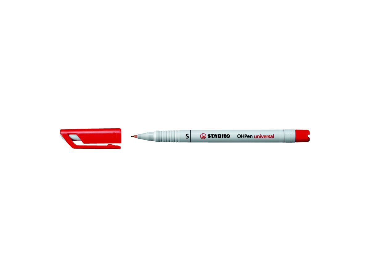 STABILO OHP Pen non-perm. S 851/40 rosso (4006381114776)